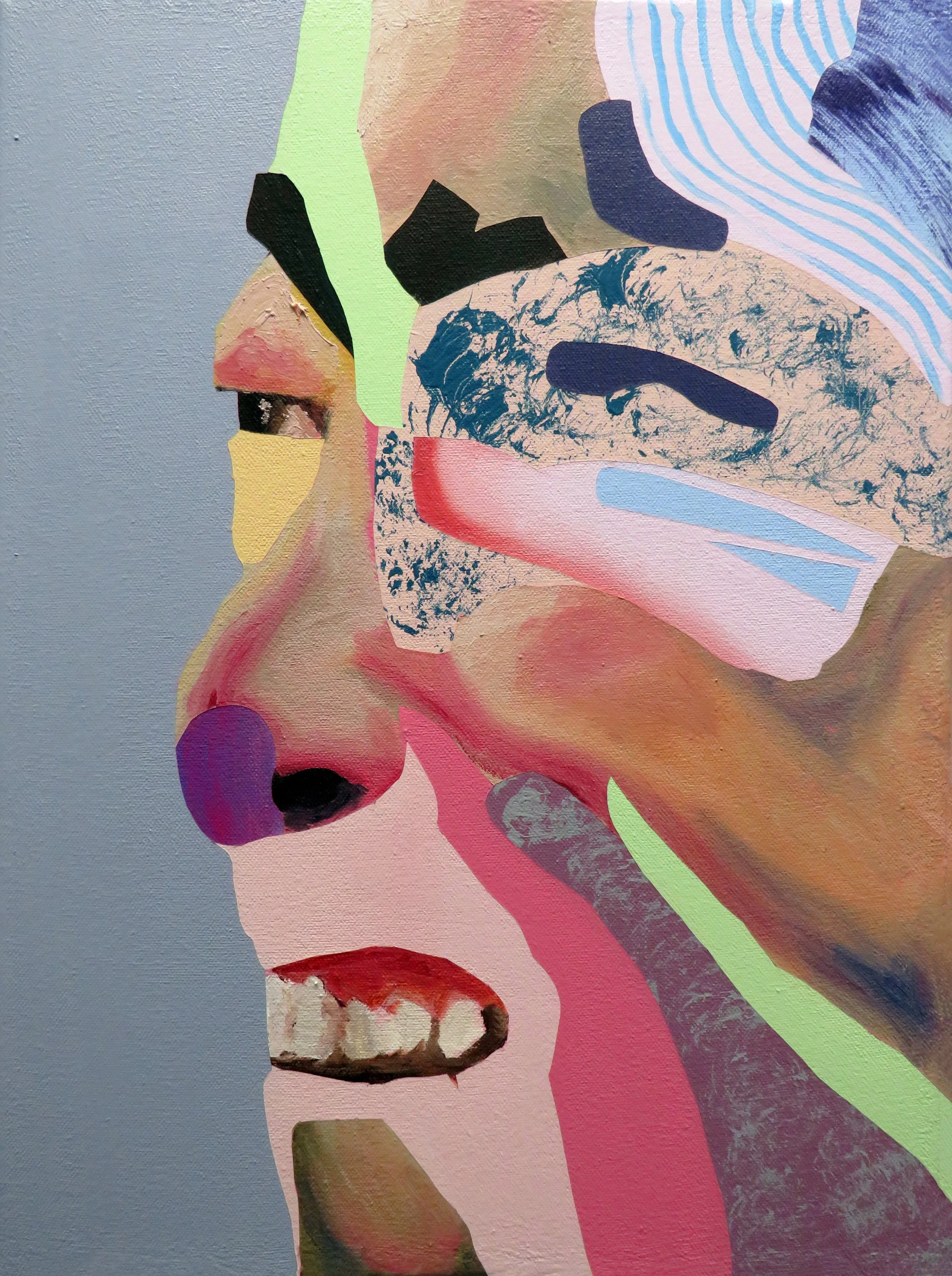 I Still Don't Know My Haraboji's Name, 2026, oil and acrylic on canvas, 16 x 12 in