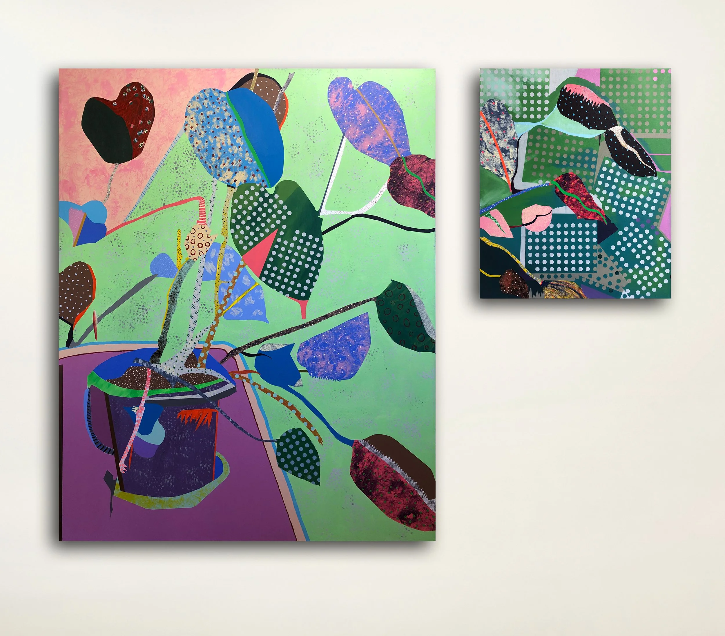 Esperanza, 2019, acrylic on canvas, 62 x 48, 28 x 24 in