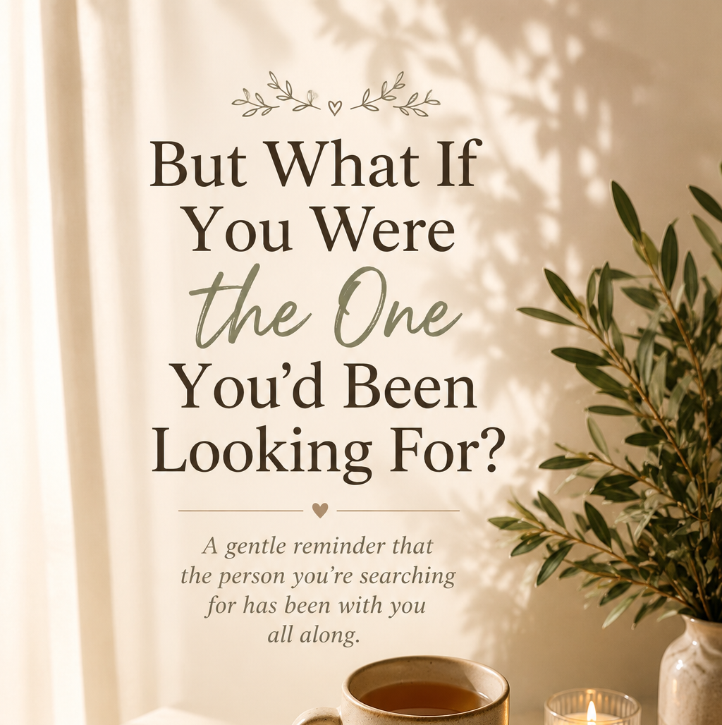 But What If You Were the One You'd Been Looking For?