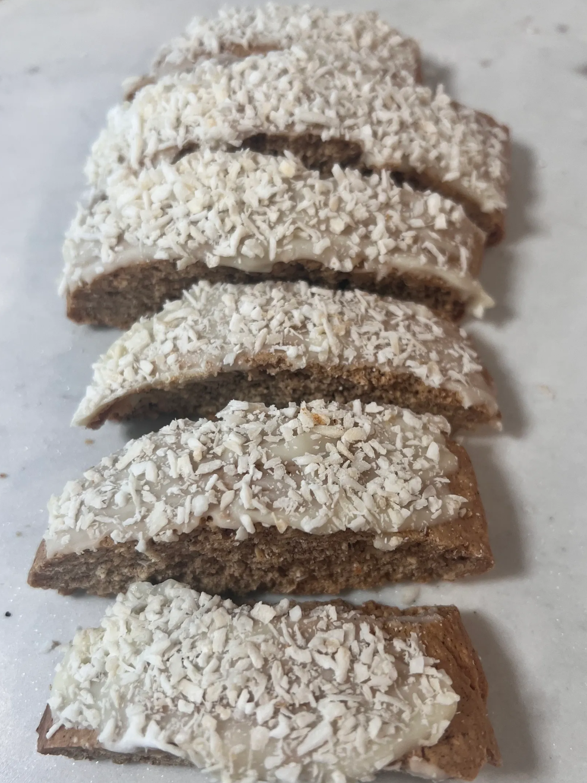 Coconut Macaroon Mandel Bread