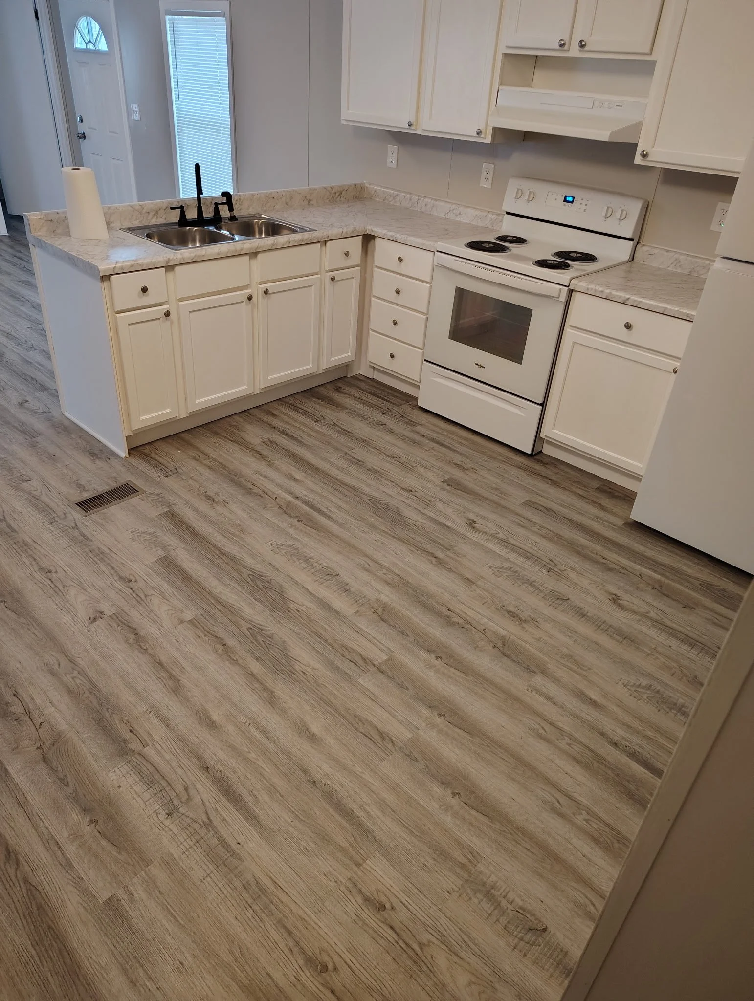 After Kitchen and living room remodel.
