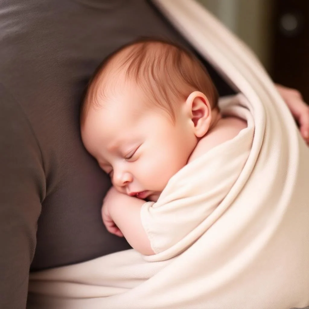 Vanaf wanneer mag een baby in een draagzak?