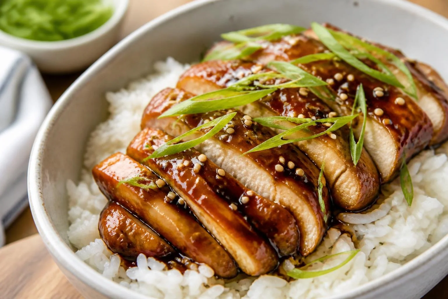 Kip teriyaki met rijst