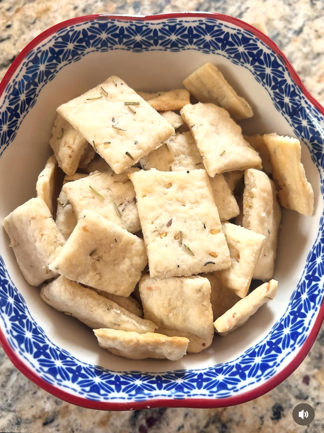 Sourdough Discard Crackers (Rosemary Garlic)