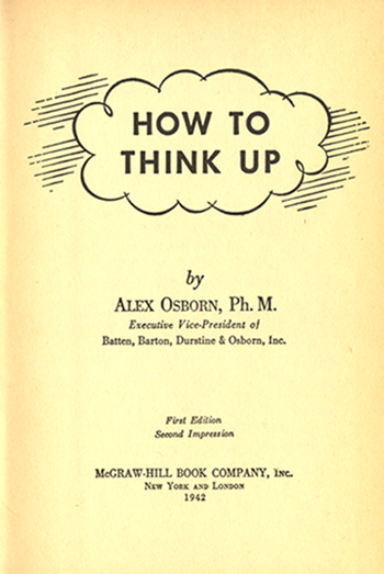 How to Think Up