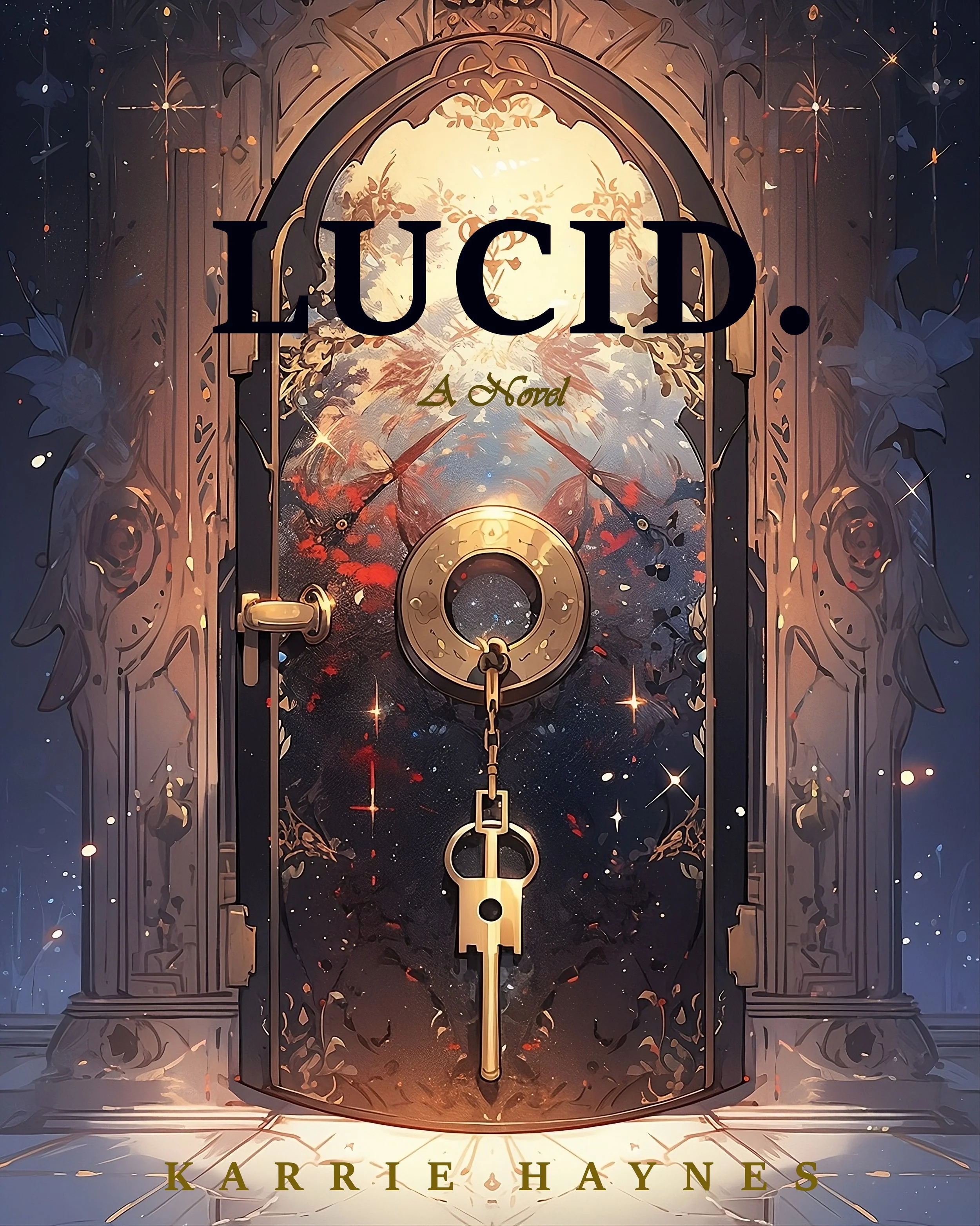 Book cover for 'LUCID' by Karrie Haynes