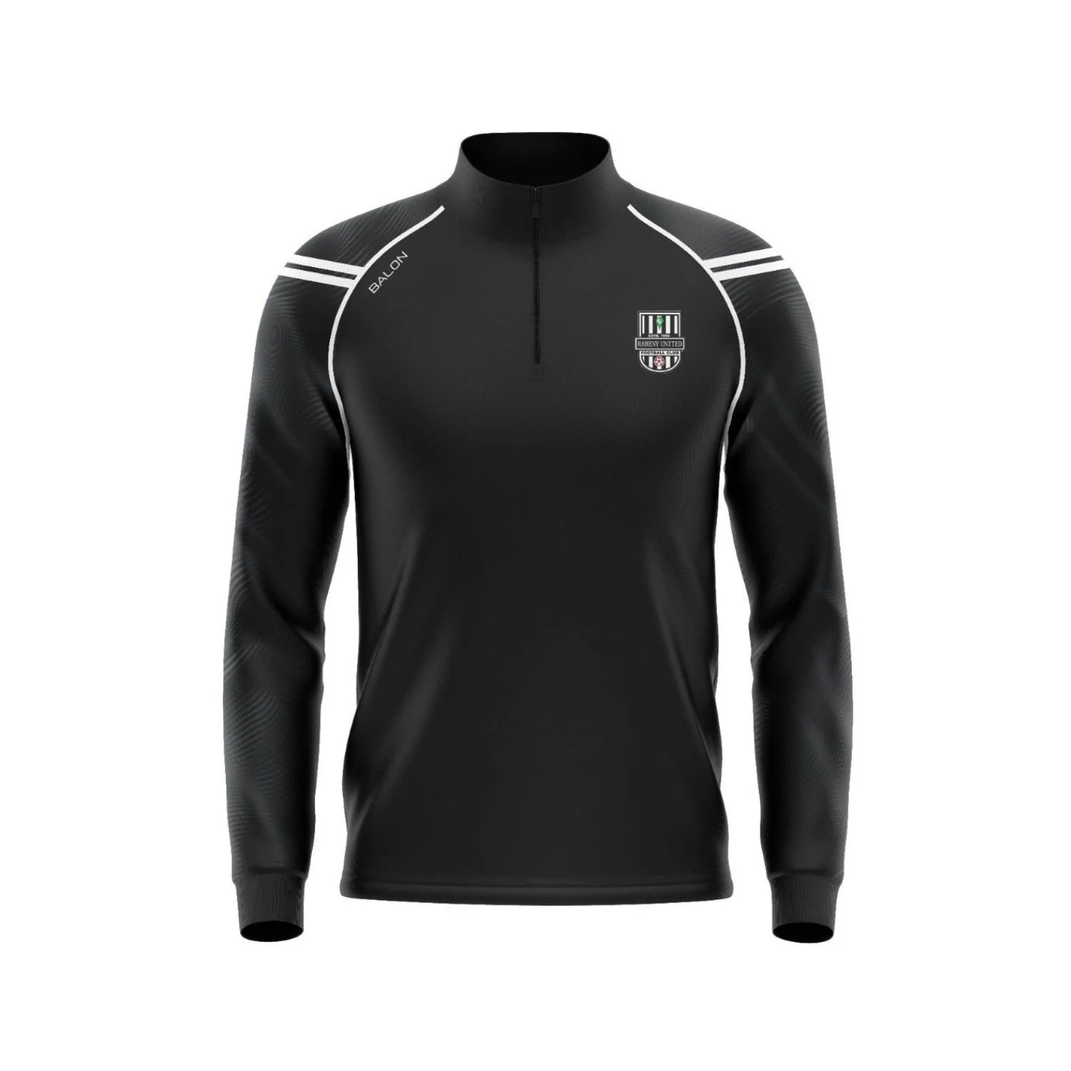 Black and White Elite 1/4 Zip Training Top