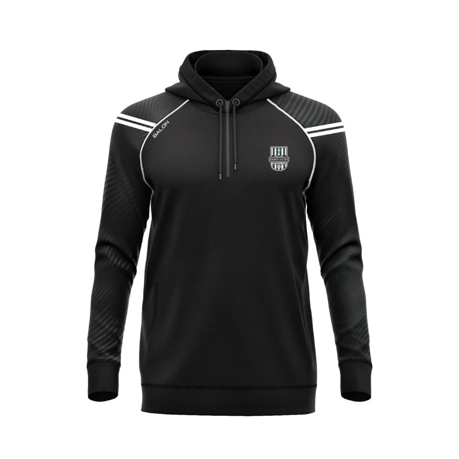 Black and White Elite High Rise Hoodie