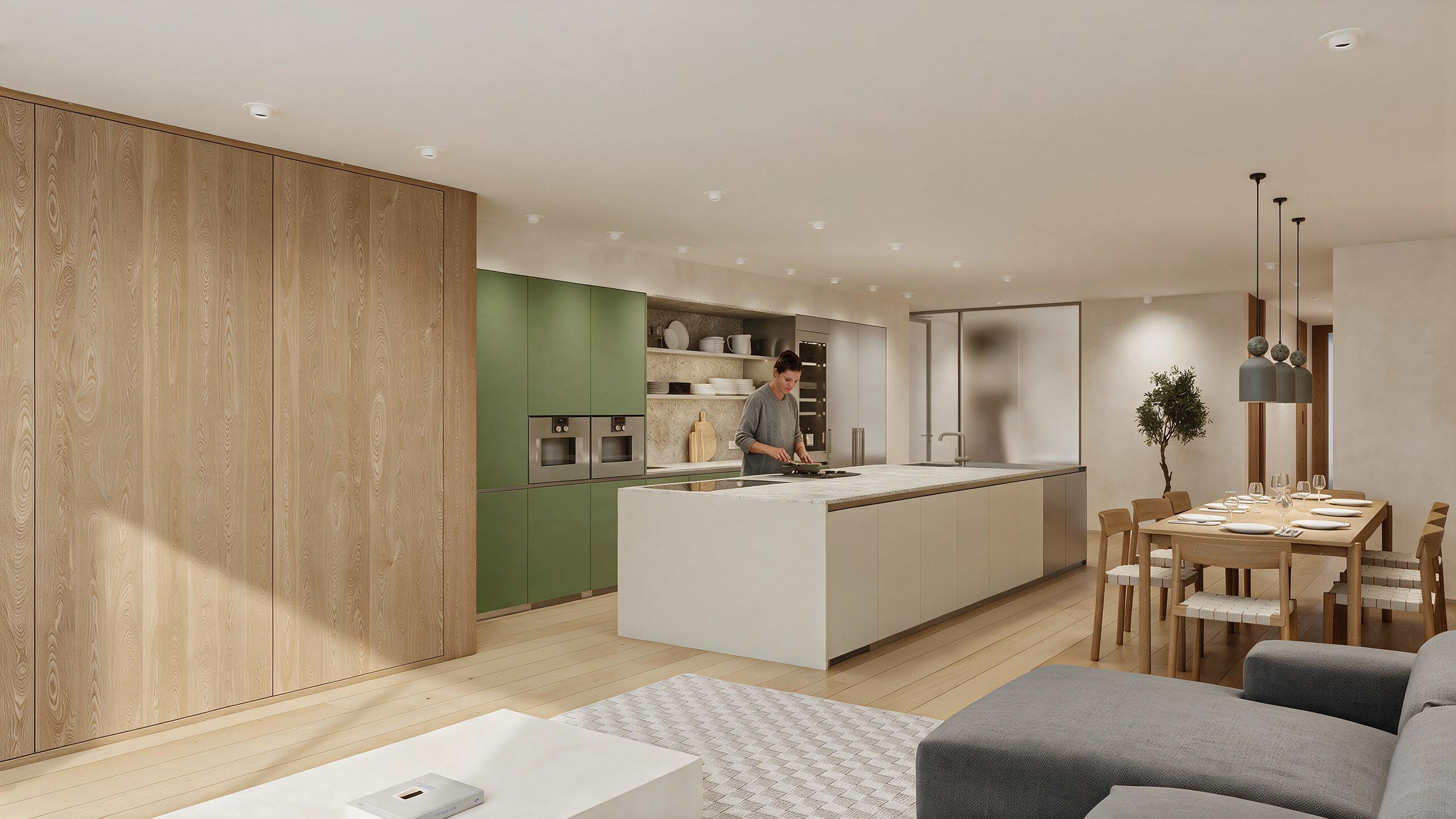 Proyecto de reforma integral e interiorismo de una vivienda unifamiliar en Las Palmas de Gran Canaria.