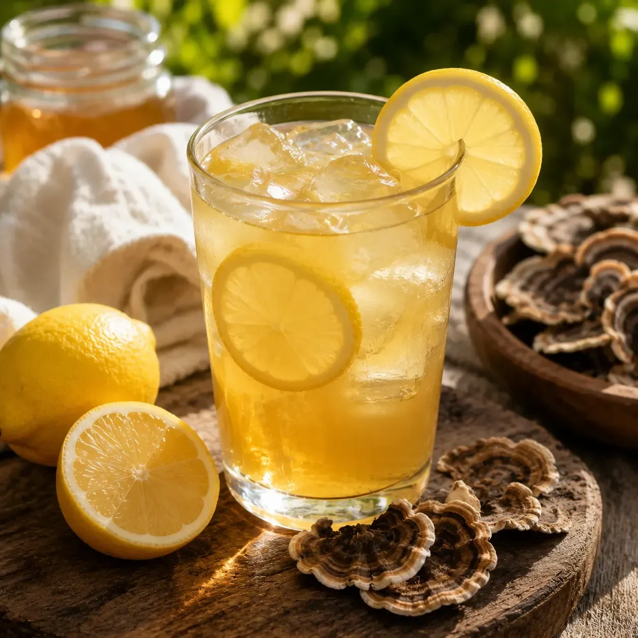 Turkey Tail Honey Lemonade