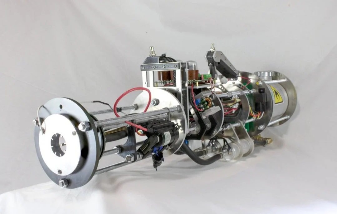 The first major iteration of the 'Big Boy' flamethrower. While heavy and overbuilt, the design was undeniably unique, blending modern and retro styling.
