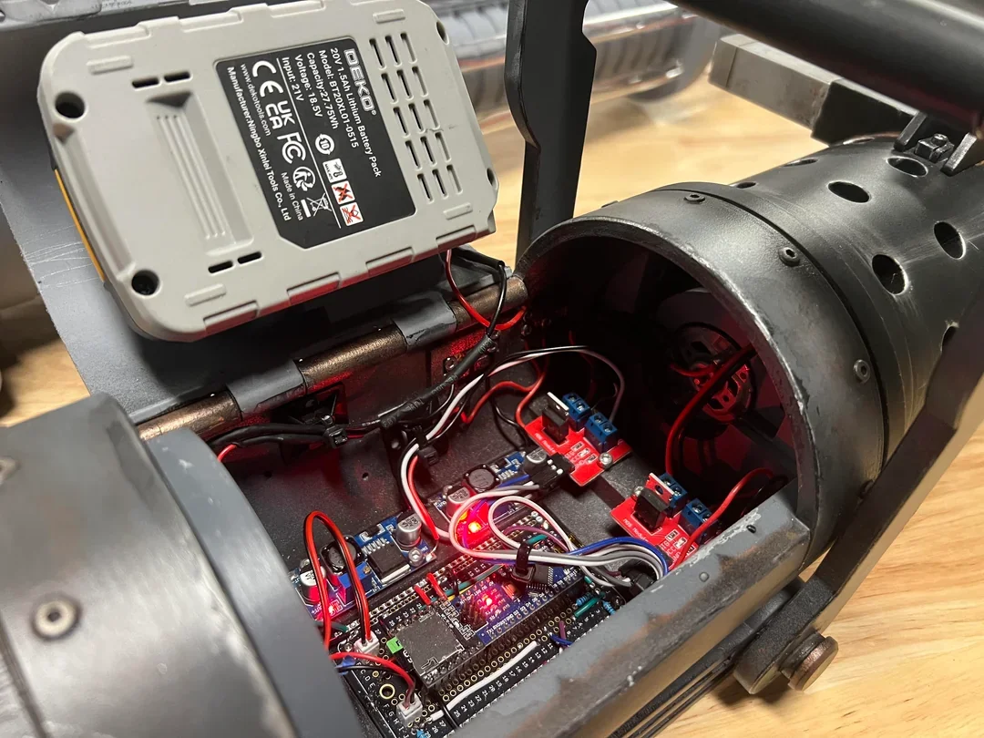 The Z6 electronics were designed around a standard drill and an Arduino Nano to keep the components simple and cost-effective