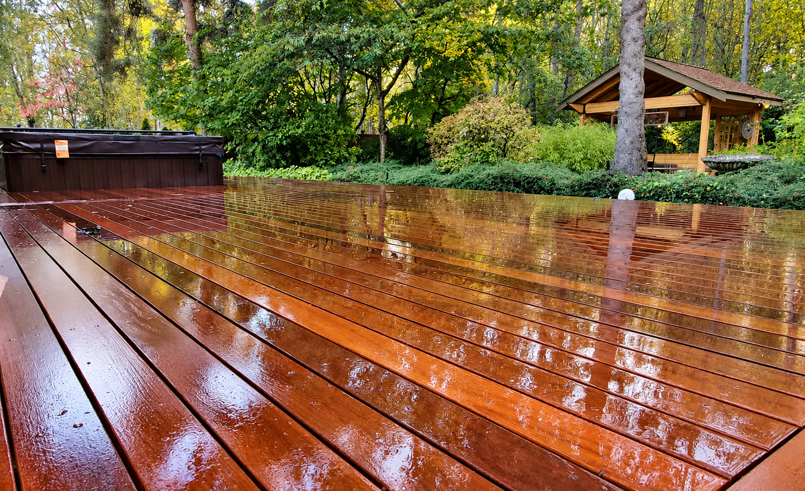 Deck Construction Hot Tub