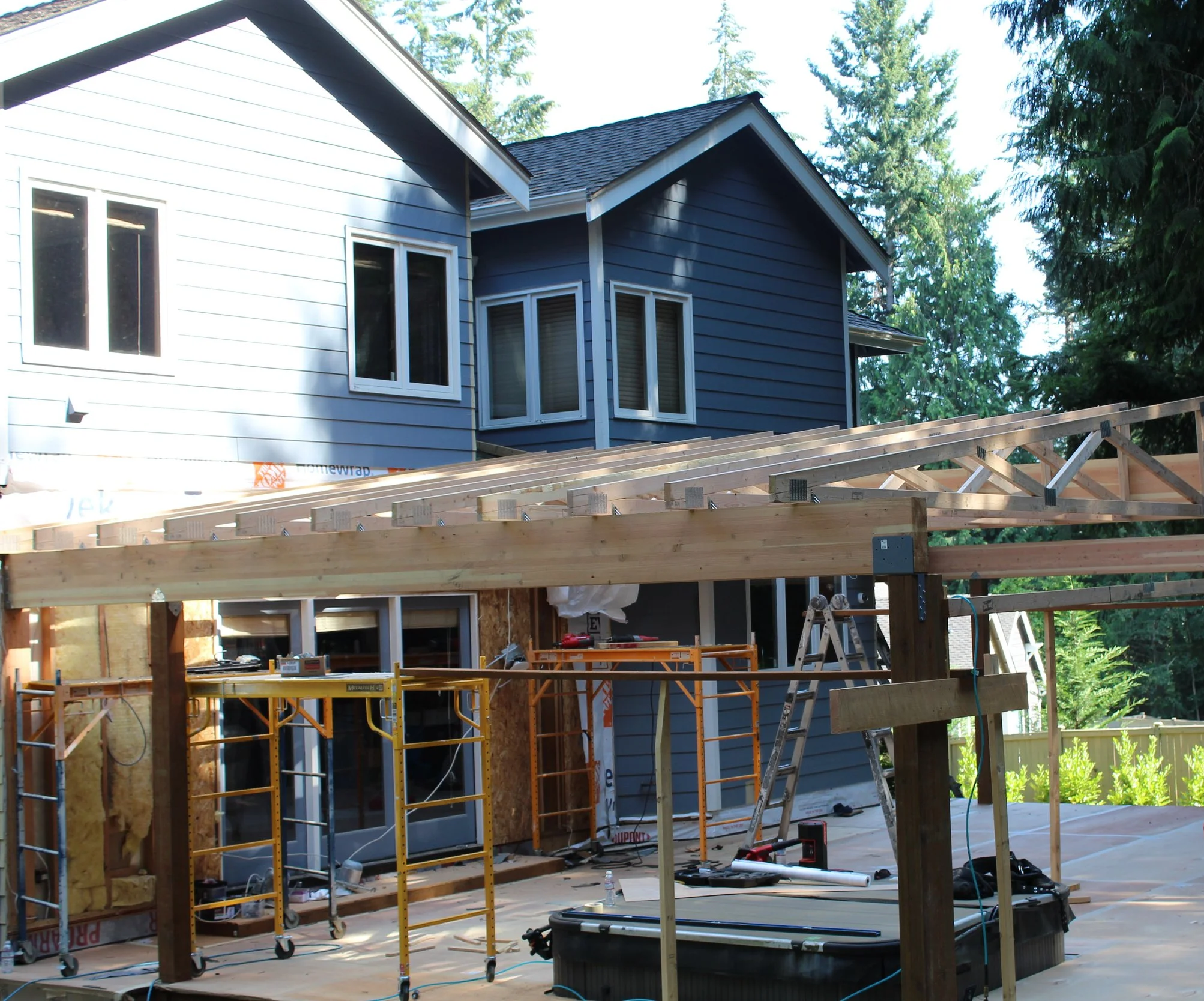 Deck construction by F&M Construction & Remodeling in Bellevue, WA, serving Bellevue, Seattle, and the Eastside.