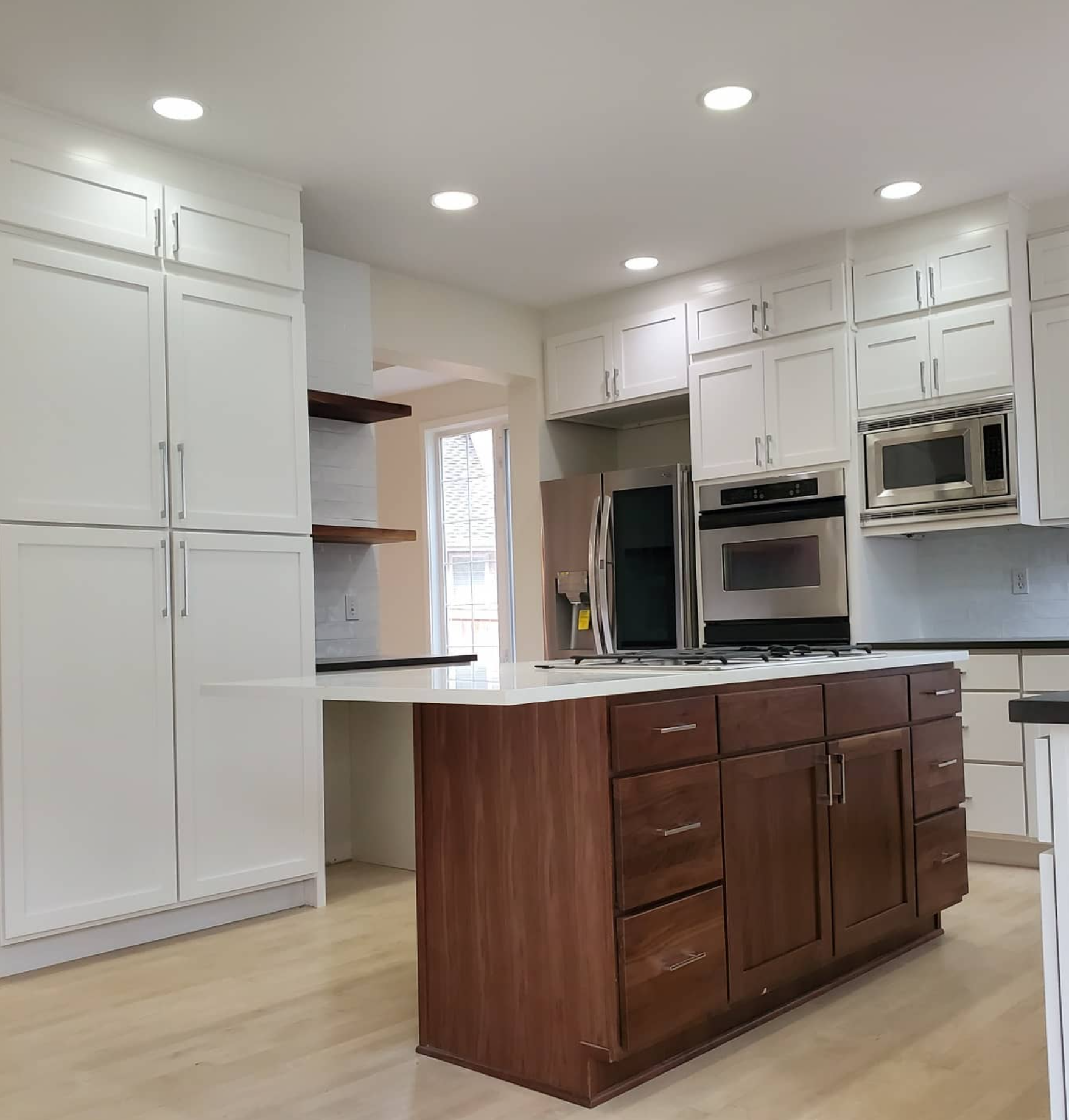 Kitchen Island and Cabinets