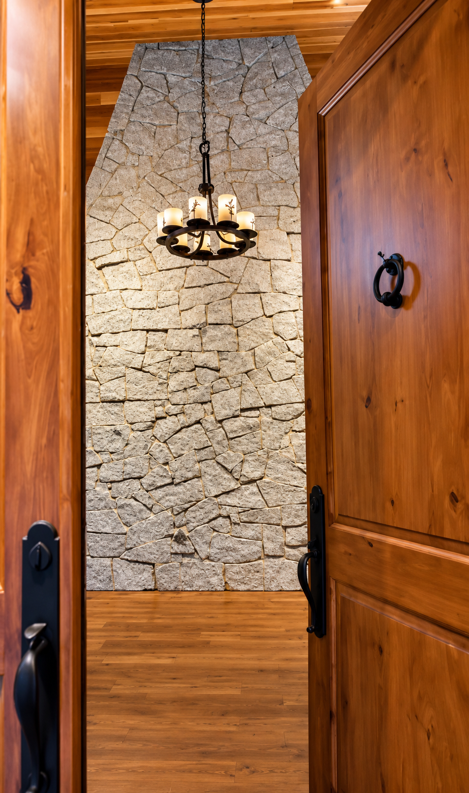 Entrance Way Custom Stone Wall Entry.png