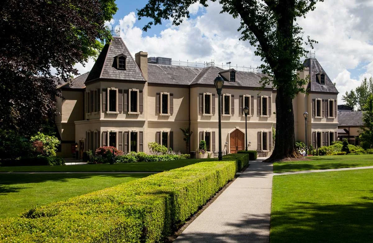 Château Ste. Michelle winery, a landmark destination in Woodinville, Washington wine country.