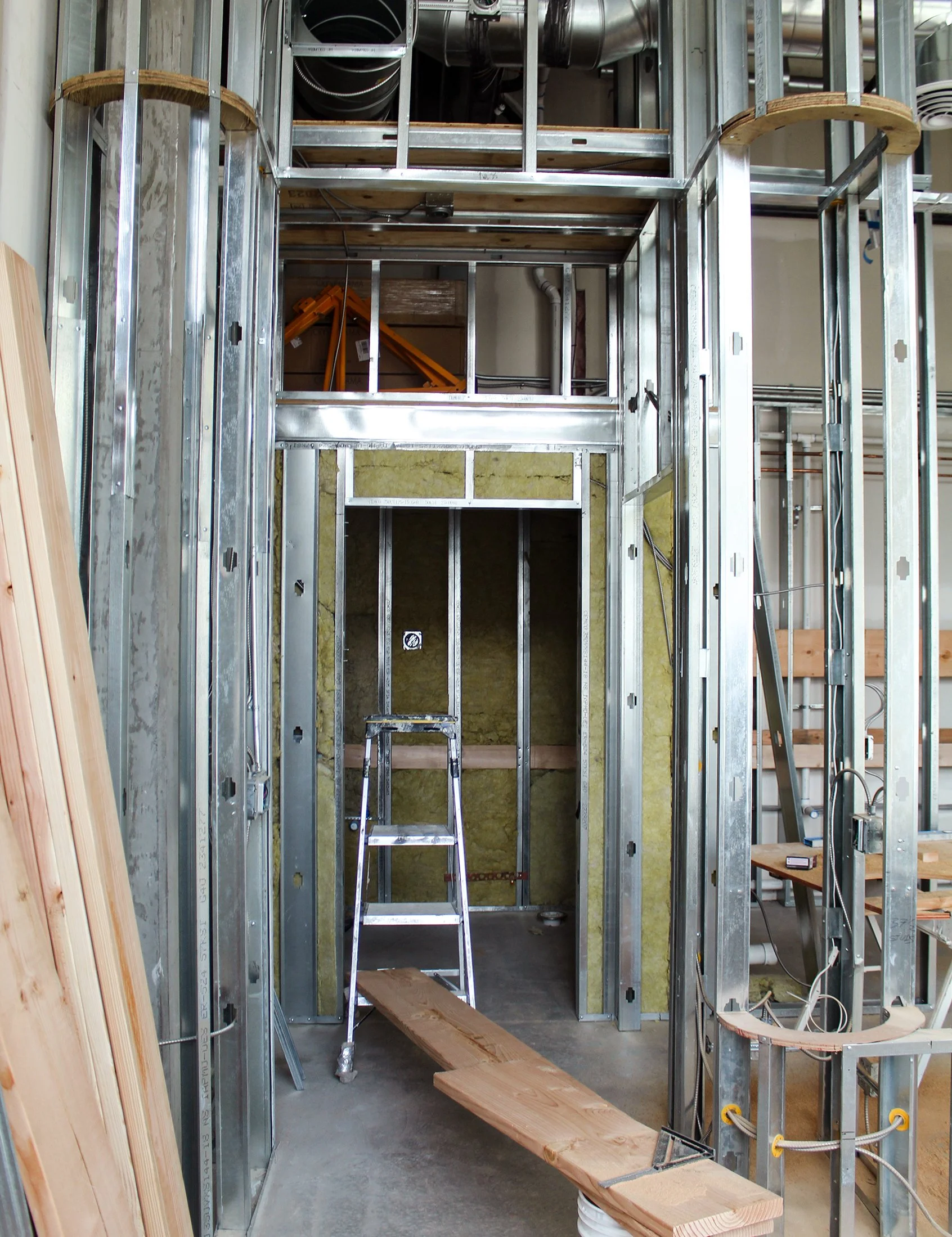 Social Tea Capitol Hill restaurant framing by F&M Construction & Remodeling in Seattle, WA, serving Bellevue, Seattle, and the Eastside.