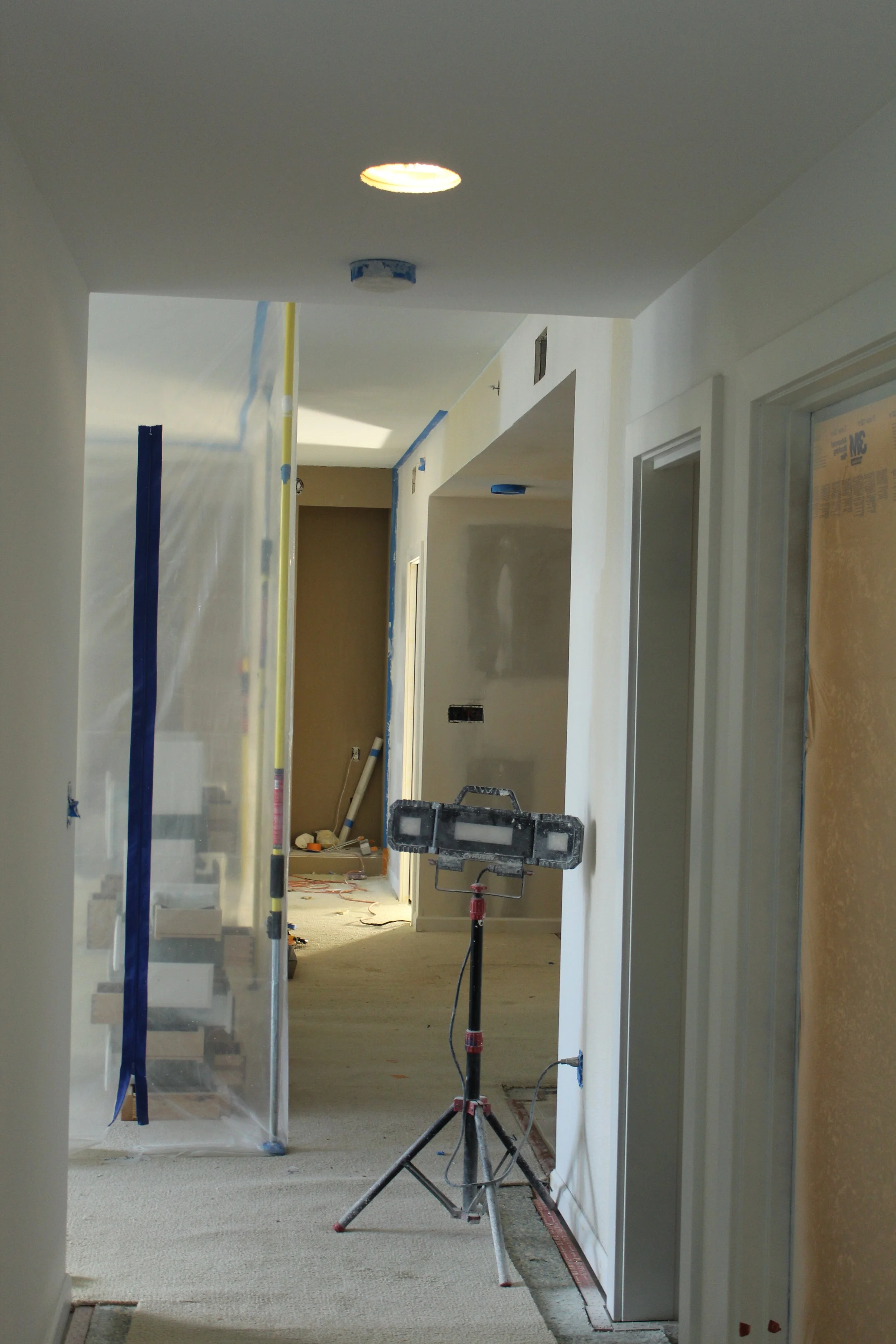 Interior whole home remodeling project in Bellevue, WA showcasing professional residential renovation, drywall preparation, and quality craftsmanship by F&M Construction & Remodeling.