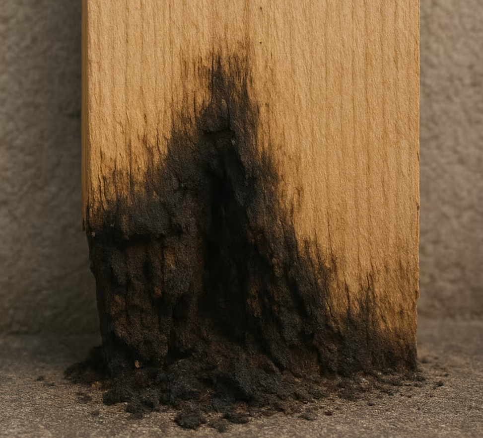 Structural wet rot repair by F&M Construction & Remodeling, serving Bellevue, Seattle, and the Eastside.