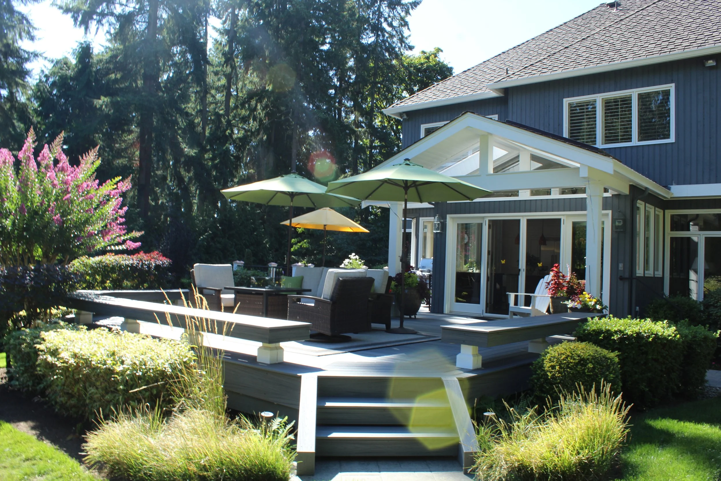 Custom deck installation by F&M Construction & Remodeling in Woodinville, WA, serving Bellevue, Seattle, and the Eastside.