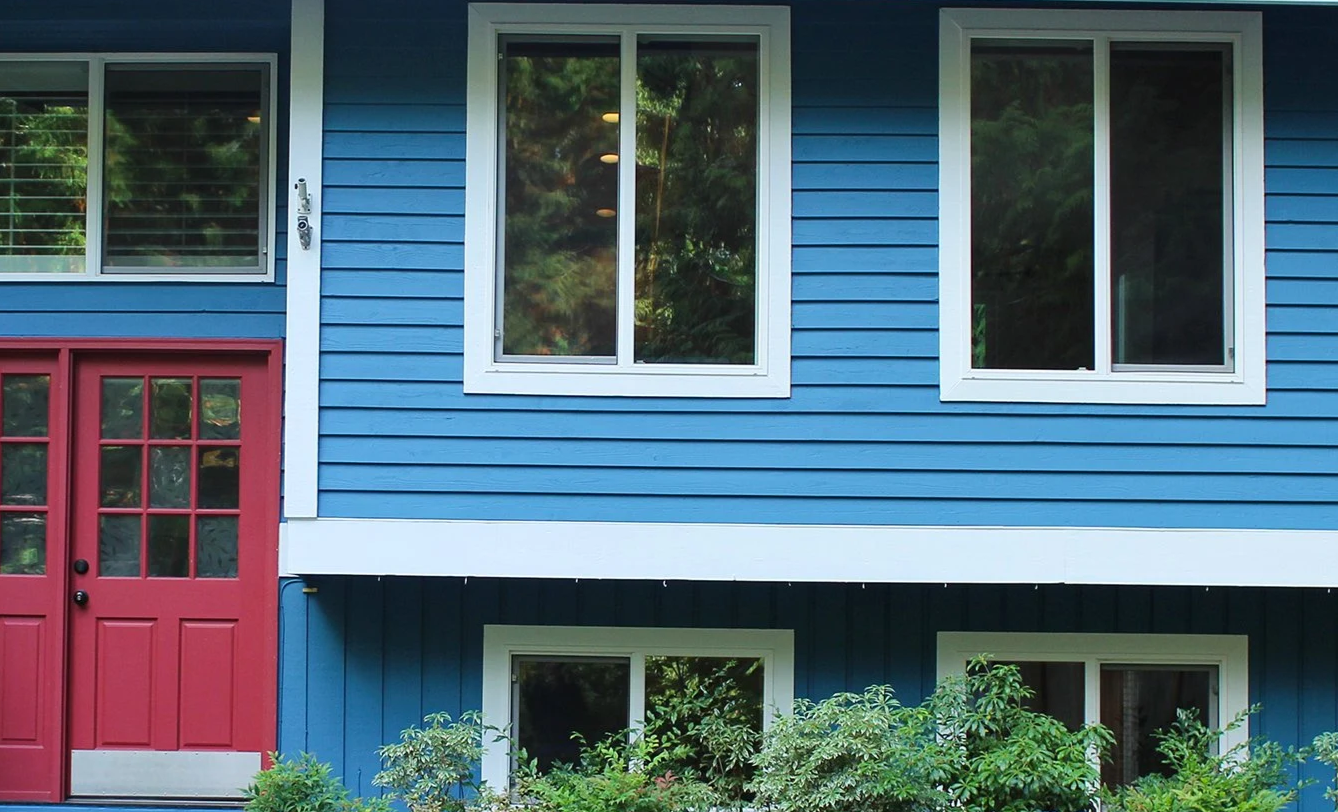 Exterior house painting and siding renovation by F&M Construction & Remodeling in Bellevue, WA, serving Seattle and the Eastside.