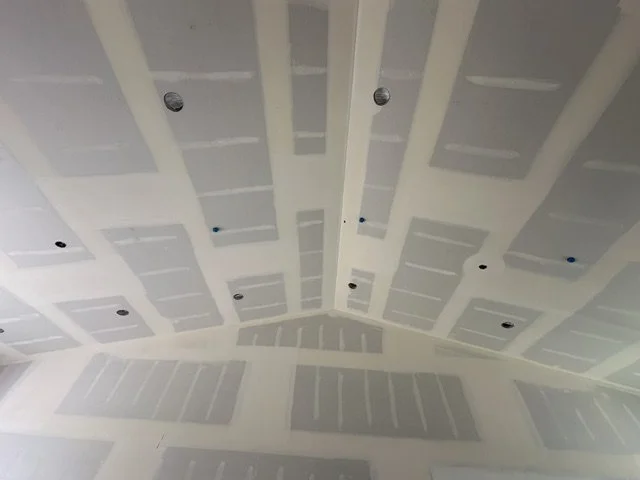 Interior drywall installation for a custom ADU construction project in Bellevue, WA completed by F&M Construction & Remodeling, serving homeowners across Seattle and the Eastside.