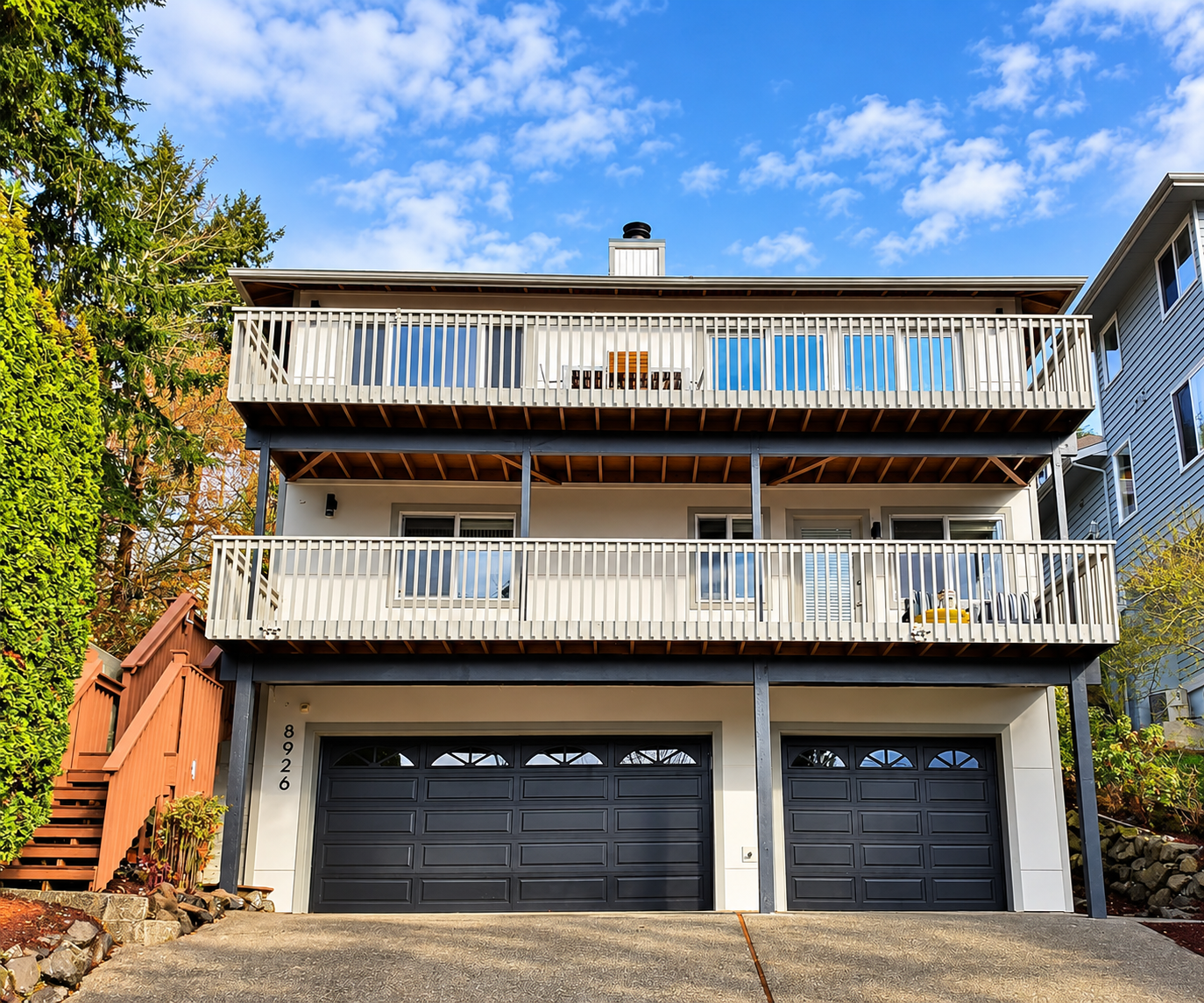 Garage Doors New Deck and Railings.png