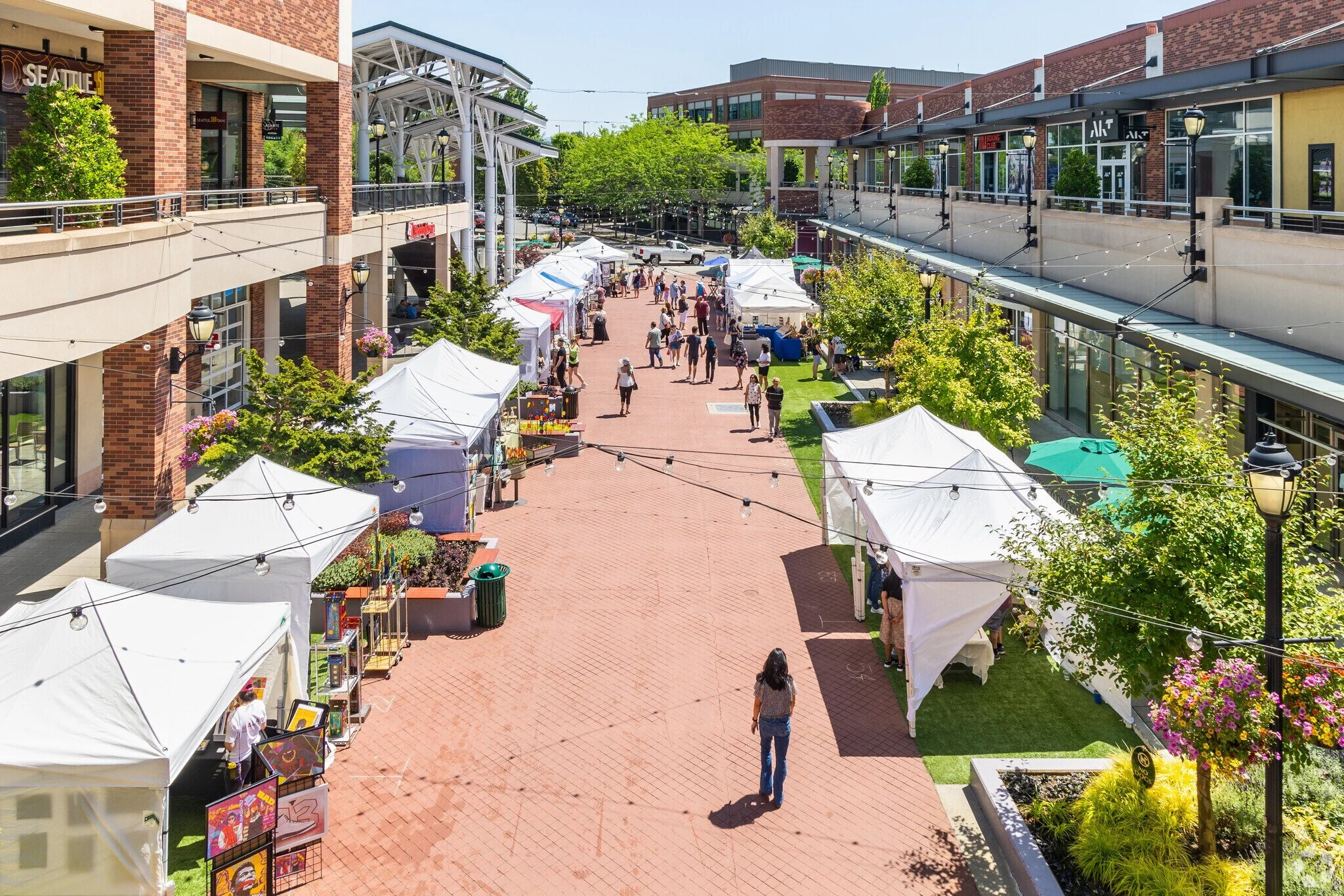 Farmers Market at Redmond Town Center in Redmond, Washington.