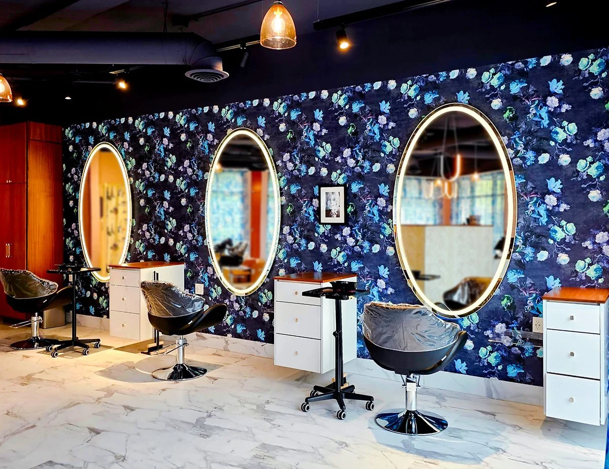 Lewis Au Parc salon remodeling by F&M Construction & Remodeling in Bellevue, WA, serving Bellevue, Seattle, and the Eastside.