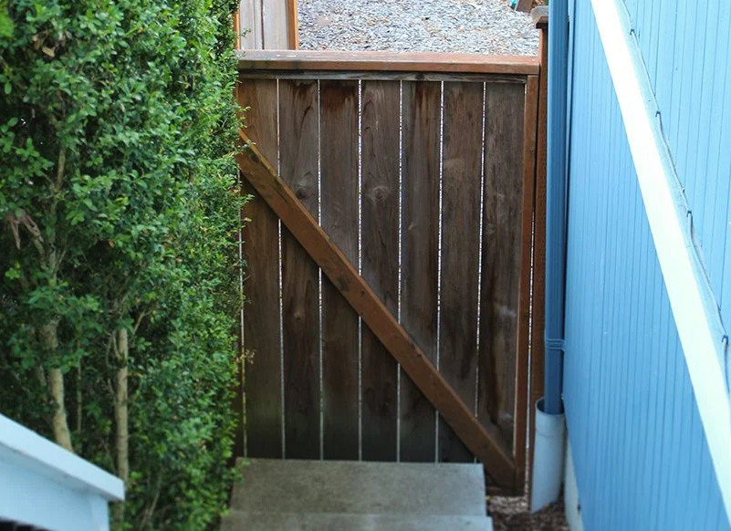 Wood fence gate installation by F&M Construction & Remodeling in Mercer Island, WA, serving Bellevue, Seattle, and the Eastside.