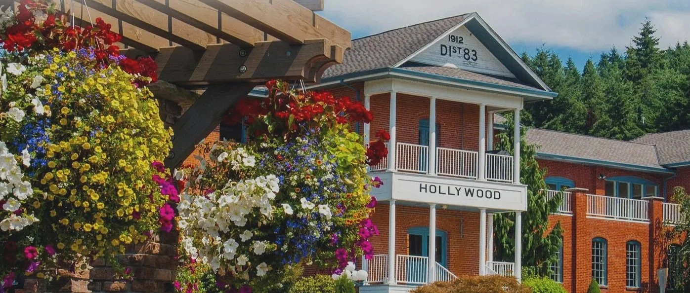 The Hollywood District in Woodinville, Washington, known for wineries, tasting rooms, and local attractions.