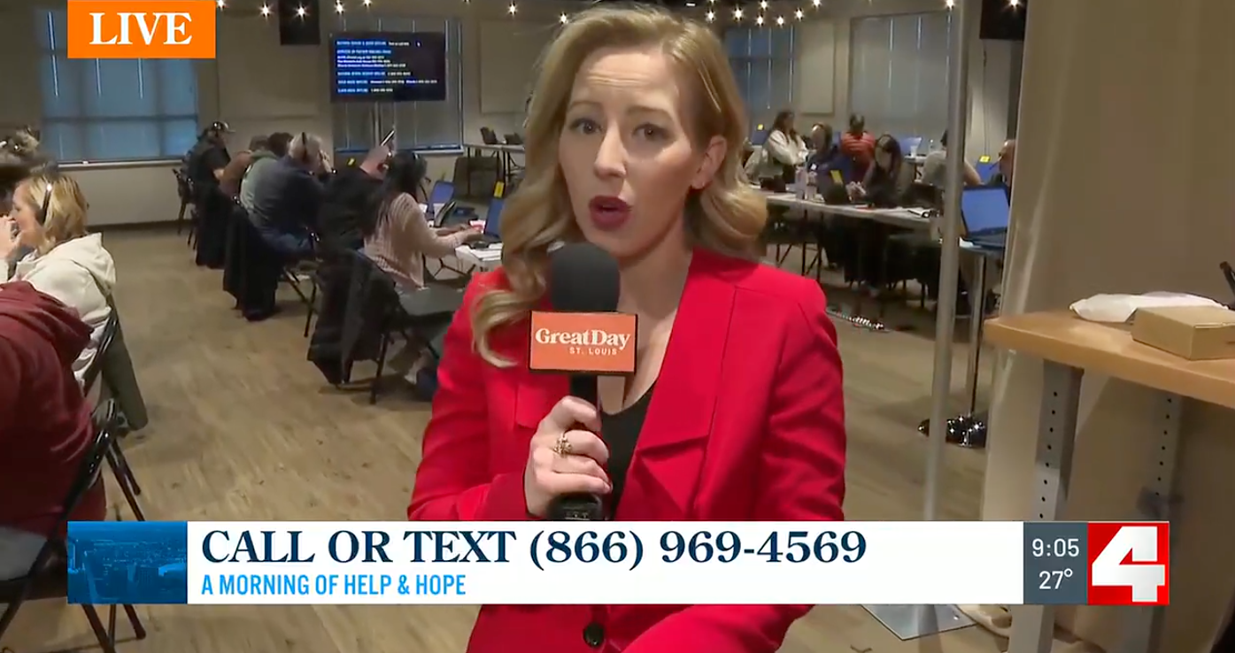 KMOV Channel 4 Tells St. Louis About a Beautiful Morning of Help &amp; Hope