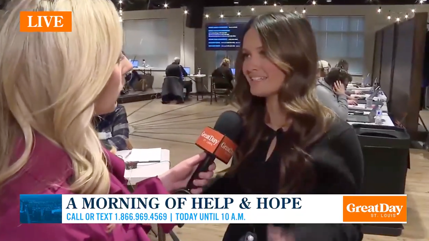 KMOV Channel 4's Paige Hulsey Joins JOY FM for a Morning of Help &amp; Hope