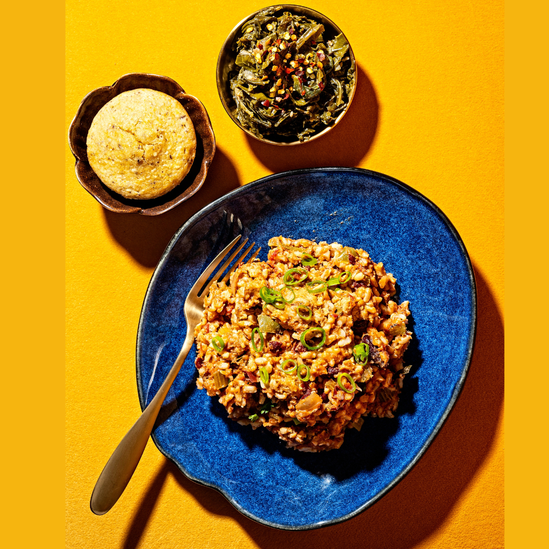 Chef-prepared botanical meal from Gingerbēet's Private Meal Concierge service featuring luxury plant-based cuisine.