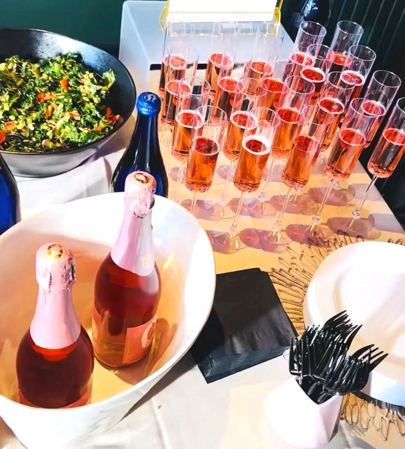Luxury corporate hospitality experience featuring botanical cuisine, elevated zero proof non alcoholic  beverages, and curated event service by Gingerbēet