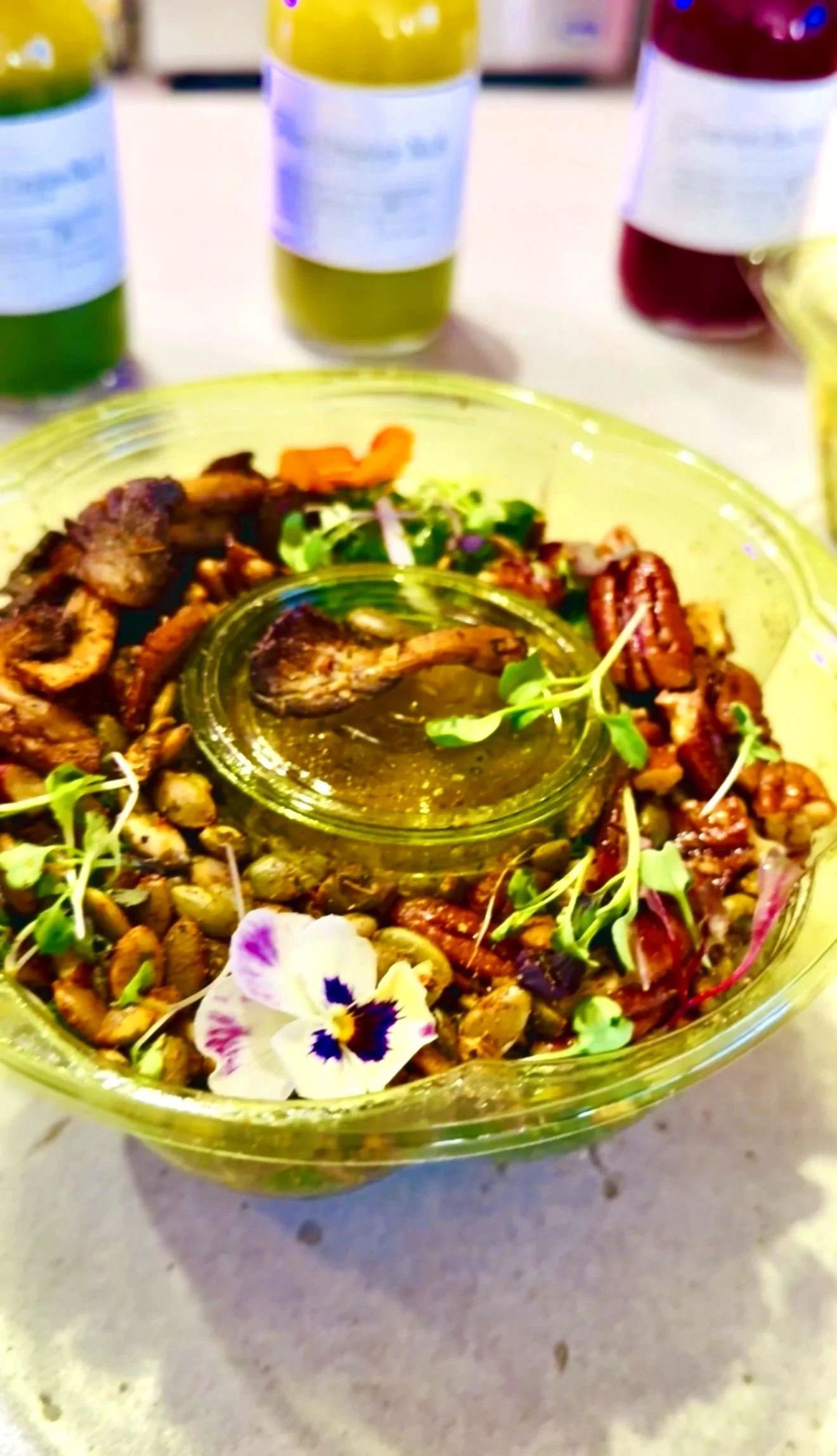 Gingerbeet Macro Bowls and Fresh Salad Bowls and Elevated Elixirs. Botanical retail products and chef-crafted specialty foods available through Gingerbēet hospitality and retail partnerships.