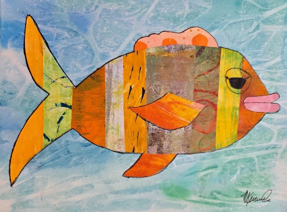 Big Fish Collage