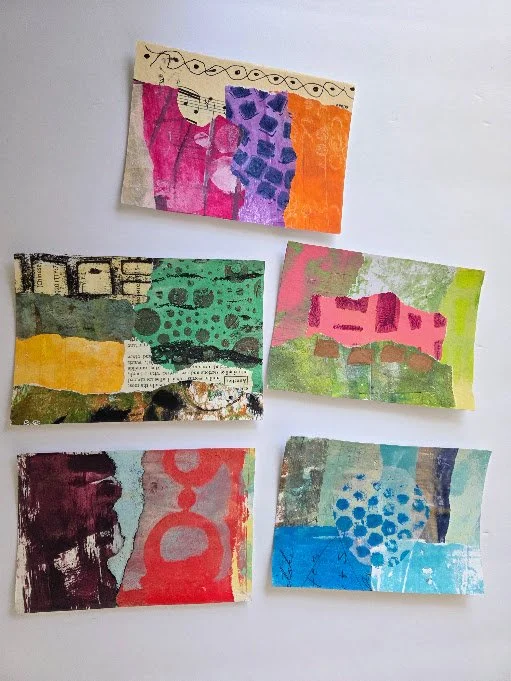 Set of 5 collages