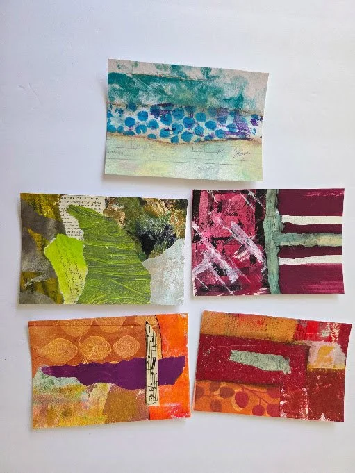 Postcard collages