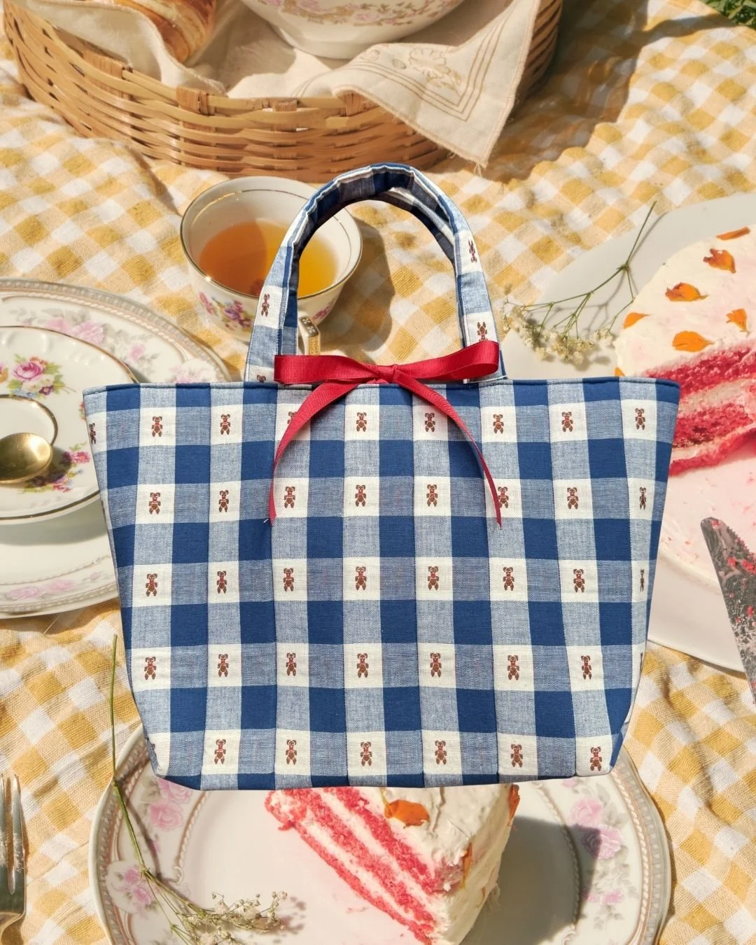 Teddy Bear Picnic Large Tote