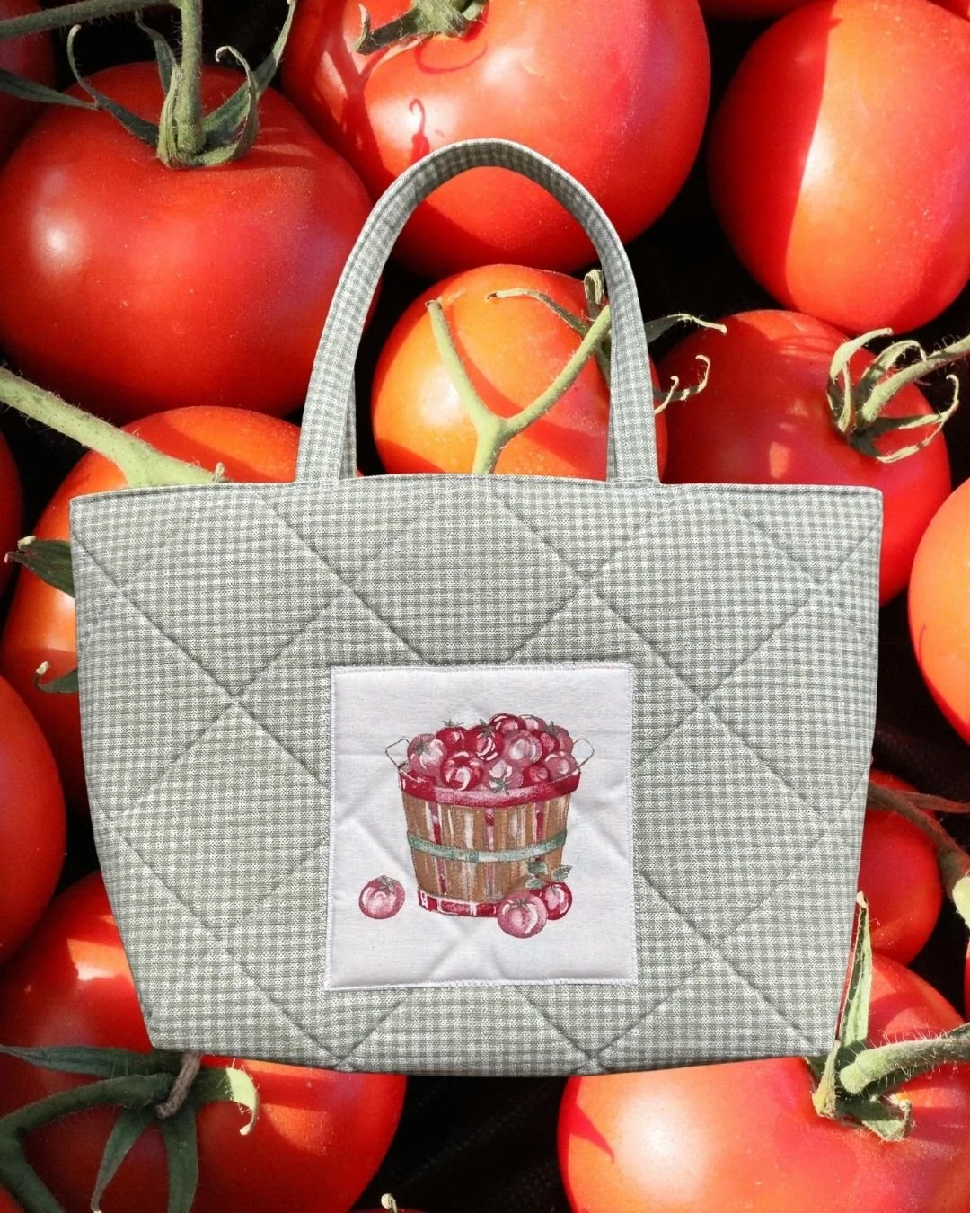 Tomato Girl Summer Large Tote