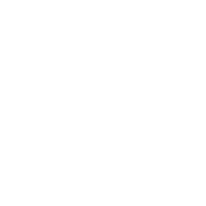 White abstract logo with two parallel elongated hexagons on a black background.