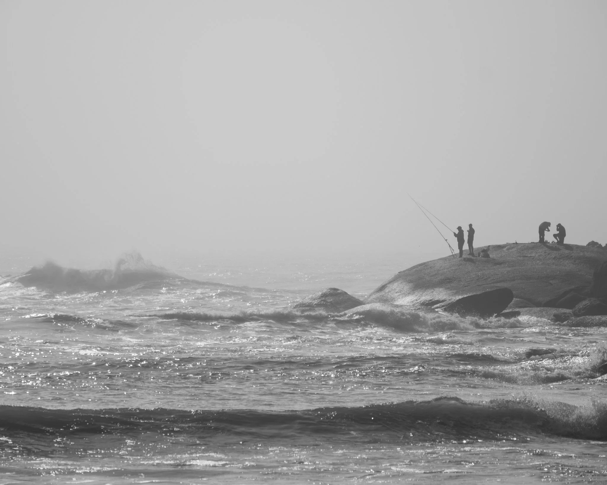 Pescando en las Rocas