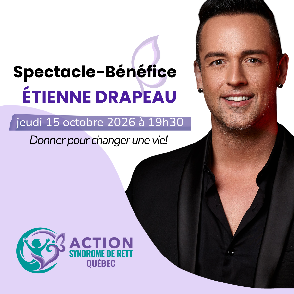 Spectacle-bénéfice Étienne Drapeau - 15 octobre 2026