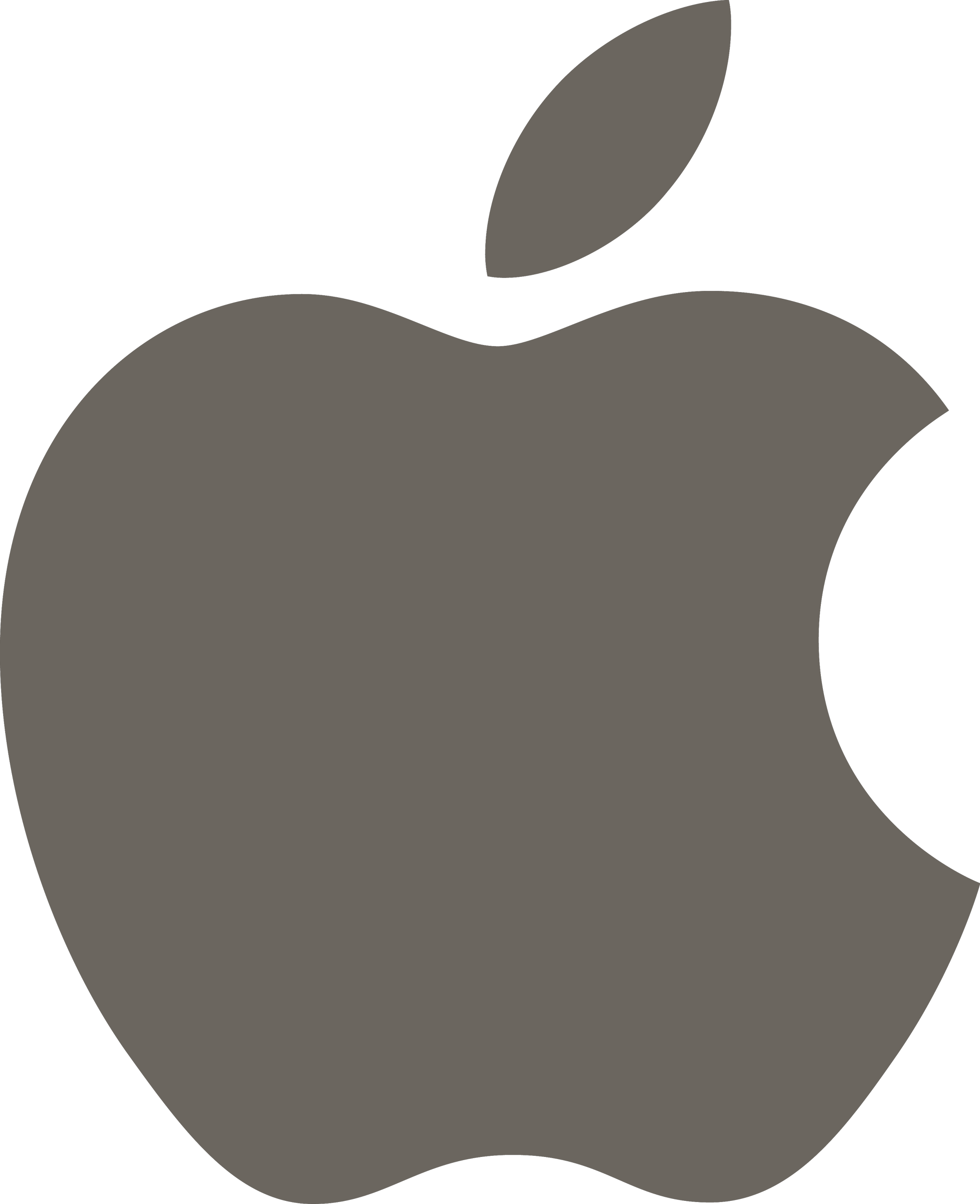 Silhouette of the Apple Inc. logo, a stylized apple with a bite taken out of it and a leaf on top.
