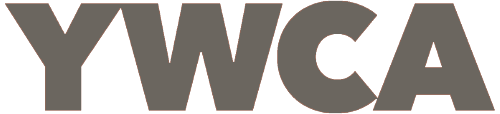 The YWCA logo in bold black letters.