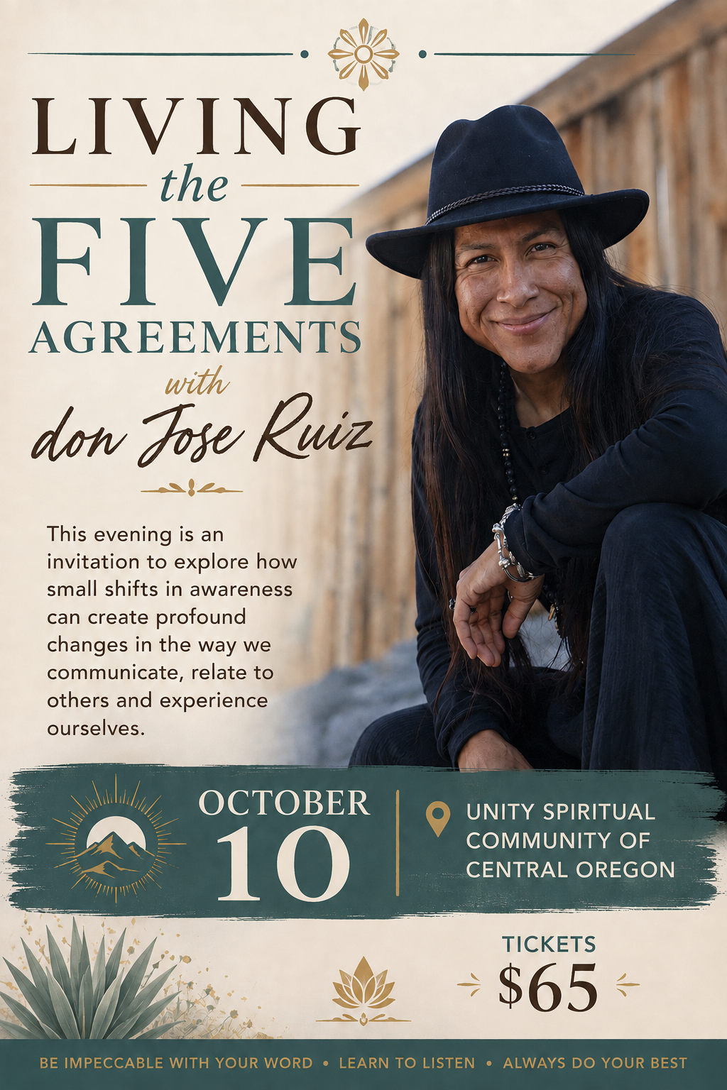 Living the Five Agreements with don Jose Ruiz