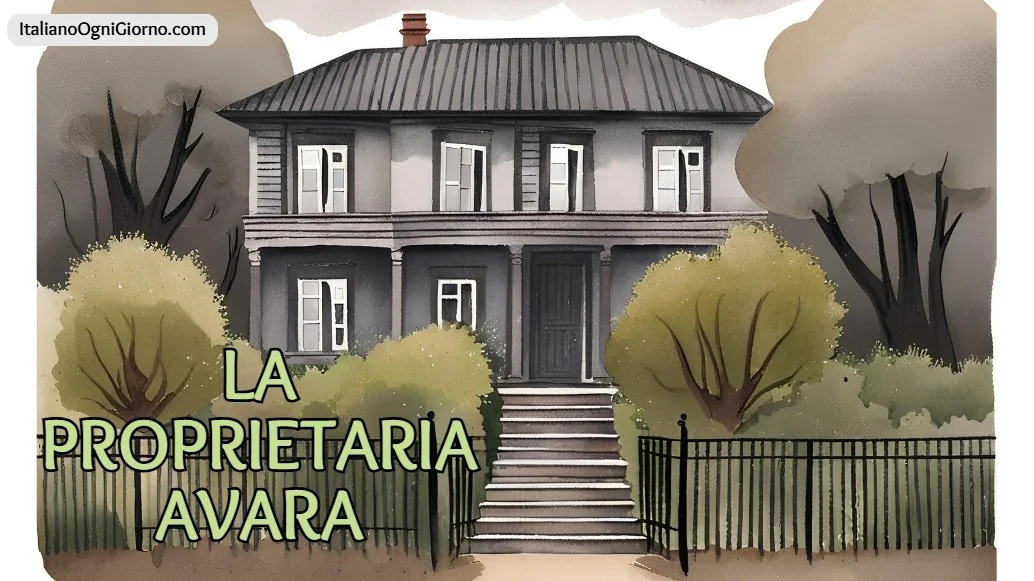 Racconto italiano: La proprietaria avara /A2