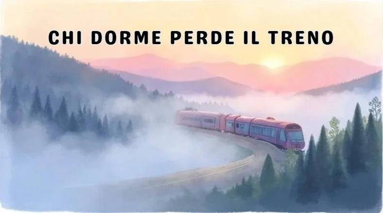 Racconto italiano: Chi dorme perde il treno - B1